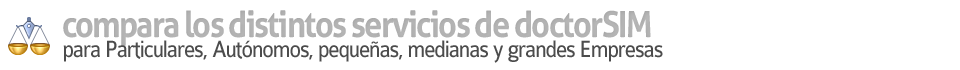 Compara los Servicios de doctorSIM