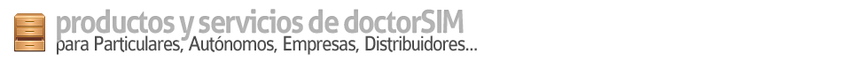 productos y servicios de doctorSIM